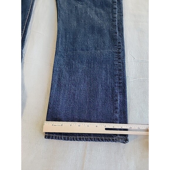 American Eagle Outfitters Jeans Mens 45x33 Relaxed Straight High Rise Dark Blue - Picture 4 of 13